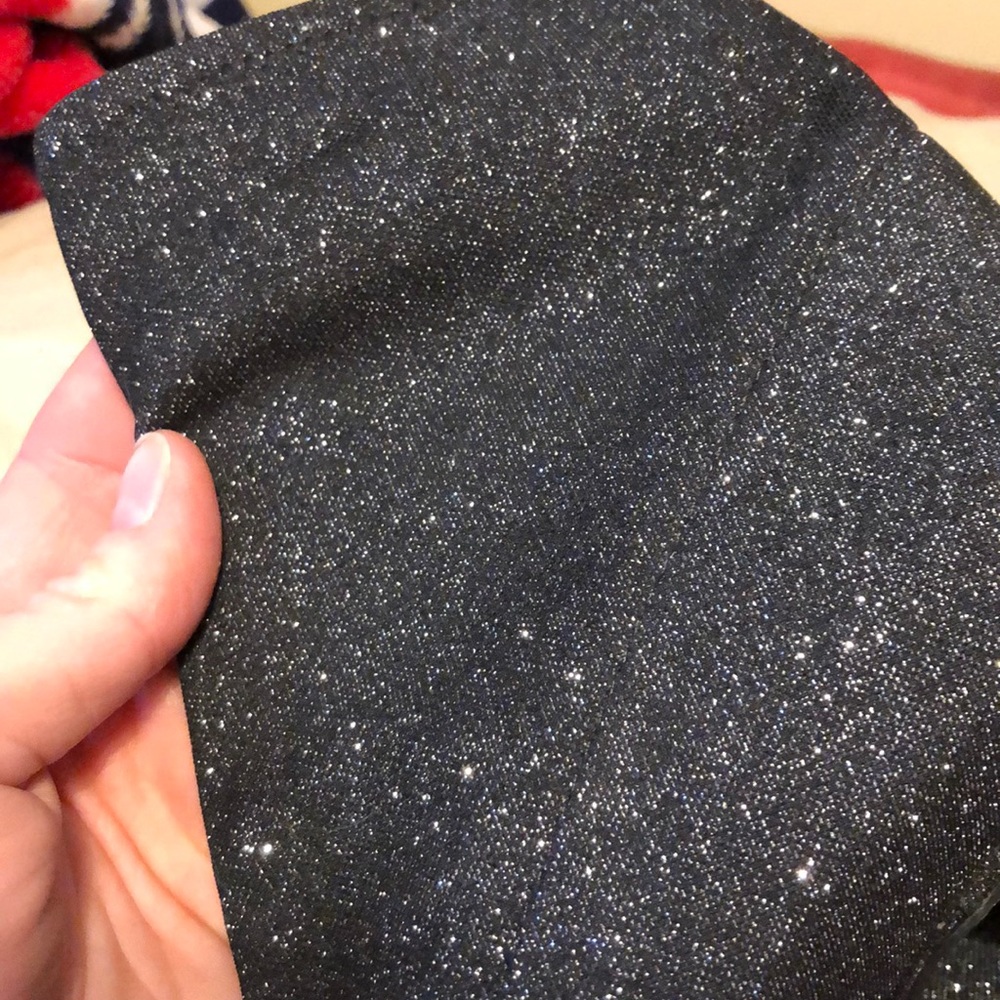 Black sparkling anklet heels! - Picture 4 of 4